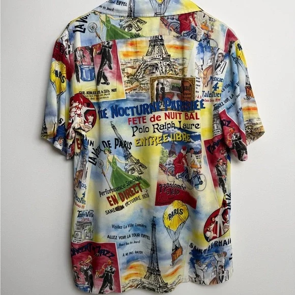 Ralph Lauren Parisian Graphic Men's Shirt - Picture 4 of 7